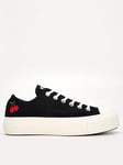 Converse Womens Lift Ox Trainers - Black