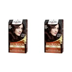 Schwarzkopf - Palette - Coloration Permanente Cheveux - Crème Soin - Couvre 100% des Cheveux Blancs - Tenue 8 semaines - Chocolat Griotte 878 (Lot de 2)