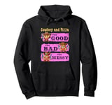 i love cowboy and pizza Cowboy the good the bad the messy Pullover Hoodie