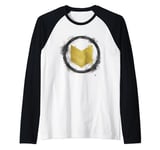 Marvel Avengers Endgame Hawkeye Spray Paint Logo Manche Raglan