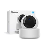 SONOFF 1080P HD Indoor Camera, Smart WiFi Security Camera with Cloud Storage, IR Night Vision, Motion Detection, 2-Way Audio, Remote Monitor, Works with SONOFF Smart Switches and Plugs (GK-200MP2-B)