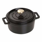 Staub - Cocotte Ronde 12cm Noire Staub - La Cocotte Fonte 12cm Staub - Cocotte