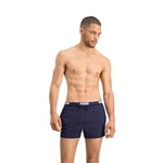 PUMA - Men's Swimwear - Swim Shorts - Short Length - Logo (1-Pack) Trunks, Navy, XS