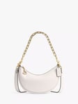 Coach Mira Crescent Leather Chain Strap Cross Body Bag