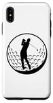 Coque pour iPhone XS Max Balle de golf "Dix-huit trous" Les passionnés de golf