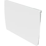 Carrera - Radiateur à inertie Ceramique Verre Blanc lcd 1000W - Blanc