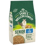 James Wellbeloved Senior Fish 4 kg Bag, Hypoallergenic Dry Cat Food