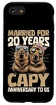 iPhone SE (2020) / 7 / 8 Married for 20 Years Funny 20th Wedding Anniversary Capybara Case