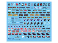 DECAL 1/12 - EXHAUST LOGOS MOTO - BLUE STUFF - BS12-017