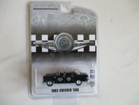 MINIATURE 1/64 OU 3 INCHIES GREENLIGHT CHECKER 1963 TAXI DALLAS TEXAS