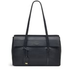 RADLEY Black Shoulder Bag Medium Flapover Womens Handbag Rivington RRP £259