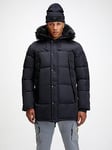 Zavetti Canada Alymer Long Parka - Black, Black, Size S, Men