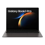 Samsung Galaxy Book3 Pro Wi-Fi Laptop, 16 Inch, 13th gen Intel Core i7 Processor, 16GB RAM, 512GB Storage, Graphite - Official