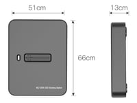 Gembird Dd-U3m2 - Ssd-Dokkestasjon - M.2 - M.2 Card (Pcie Nvme & Sata) - Usb 3.2 (Gen 2) - Svart