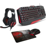 Pack Spirit Of Gamer Clavier - Souris - Casque - tapis - Pro-MKH3-MKH3