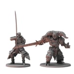 Dark Souls The Role Playing Game: Sir Alonne & Smelter Demon Miniatures & Stat C