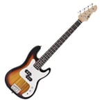 3/4 LA Bass Guitar by Gear4music Sunburst