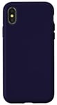 Coque pour iPhone X/XS Bleu nuit