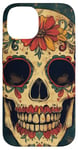 iPhone 14 Skull Mexican Sugar Skull art Sugar skull Floral Case