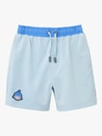 Roarsome Kids' Reef Swim Shorts, Light Blue