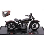 HARLEY DAVIDSON JDH TWIN CAM 1928 BLACK 1:18 Maisto Moto Die Cast Modellino