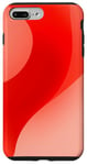 Coque pour iPhone 7 Plus/8 Plus Esthétique Rouge Abstrait