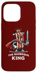 Coque pour iPhone 14 Pro Max Barbeque King Citation humoristique pour les amateurs de barbecue