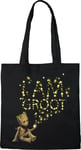 MARVEL TOTE BAG I AM GROOT», REFERENCE : BWGUGAMBB001, NOIR, 38 X 40 CM