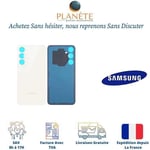 Cache Batterie Vitre Arrière Premium Pour Samsung Galaxy S23 FE S711B Crème