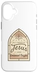 iPhone 16 Plus I Love Jesus and Crossword Puzzles Lover Christian Case