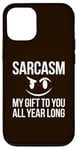 iPhone 12/12 Pro Sarcasm My Gift to You All Year Long Sarcastic Face Reaction Case