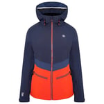 Dare2b Equaliser Waterproof Jacket - Navy/Gren Orange- Small (10)  - RRP £320