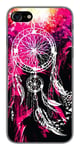 Coque en silicone imprimée compatible Apple iPhone 8 Dreamcatcher Rose