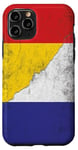 Coque pour iPhone 11 Pro Drapeaux France et Roumanie - Français Roumain