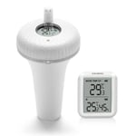 DX10127-Thermomètre Piscine Flottant sans Fil Radio Thermomètre d'eau avec Récepteur Numérique Inkbird IBS-P01R pour AquariumSpaJac