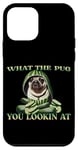 iPhone 12 mini FUNNY PUG WHAT THE PUG YOU LOOKIN AT DOG SHOW PUG SHOW DOGS Case