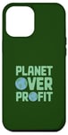 Coque pour iPhone 12 Pro Max Journée de la Terre Planet Over Profit 2025