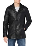 Schott NYC Homme Lcmaine2 Blouson Cuir, Noir, L EU