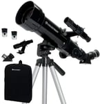 Celestron Travel Scope 70 Portable Refractor Telescope Kit with Backpack, Black