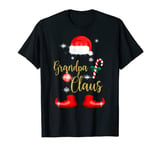 Grandpa Santa Claus Funny Family Christmas Pjs for Granddad T-Shirt