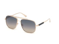 TOM FORD Sunglasses rose gold smoke Man