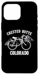 Coque pour iPhone 16 Pro Max Graphique Biking Colorado Crested Butte