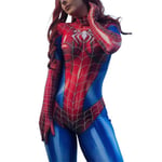 Kvinnors Spiderman Bodysuit Halloween Superhjälte Cosplay Kostym Catsuit Stretch Jumpsuit Playsuit M