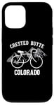 Coque pour iPhone 12/12 Pro Graphique Biking Colorado Crested Butte