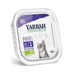 Yarrah Luomu Pate 6 x 100 g - luomukana & luomukalkkuna ja luomu- aloe vera