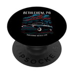 Conception de voiture Hotrod classique de Bethlehem PA Industrial Muscle USA PopSockets PopGrip Adhésif