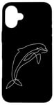 Coque pour iPhone 16 Plus Dolphin One Line