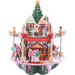 3D Winter Market Christmas Advent Calendar Pop-Up Pirouette Countdown Calendar