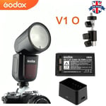 Godox V1O Camera Flash Round Head 1/8000 HSS Speedlight For Olympus UK STOCK