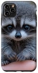 Coque pour iPhone 11 Pro Max Mini raton laveur très mignon